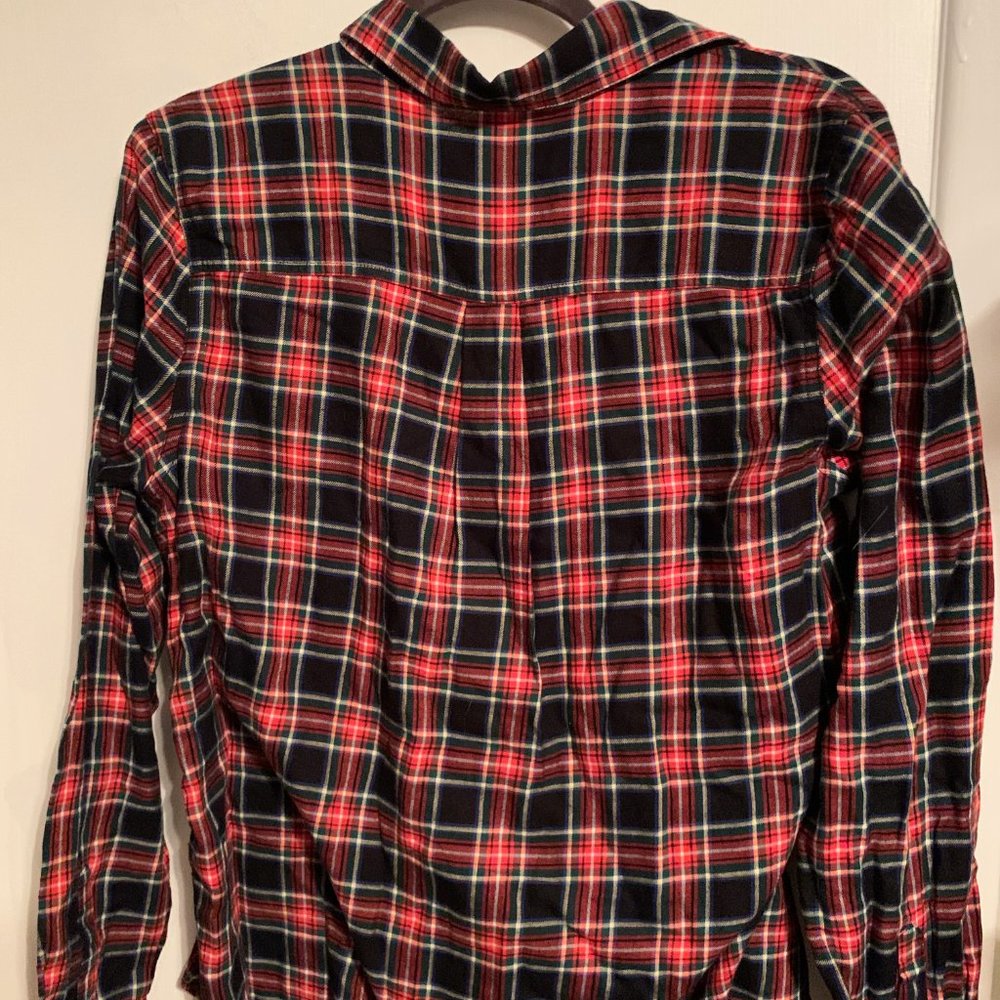 OLD NAVY FLANNEL SHIRT THE CLASSIC SHIRT - Picture 2 of 3